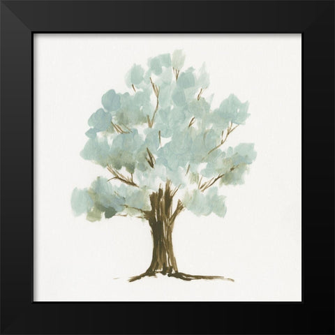 Mint Tree II Black Modern Wood Framed Art Print by Goldberger, Jennifer