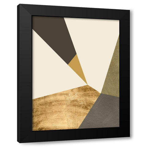 Clovis I Black Modern Wood Framed Art Print with Double Matting by Green, Jacob
