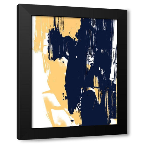 Monolith III Black Modern Wood Framed Art Print with Double Matting by Vess, June Erica