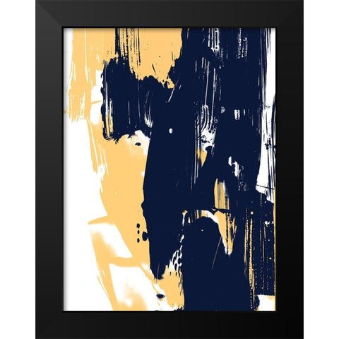 Monolith III Black Modern Wood Framed Art Print by Vess, June Erica