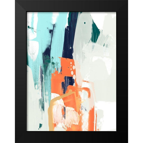Graffiti Mambo I Black Modern Wood Framed Art Print by Vess, June Erica