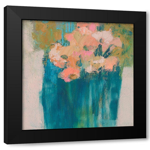 Posy III Black Modern Wood Framed Art Print by Jachimiec, Sue