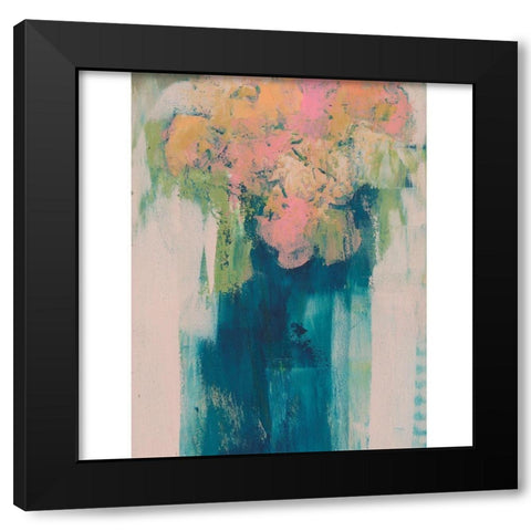 Posy IV Black Modern Wood Framed Art Print by Jachimiec, Sue