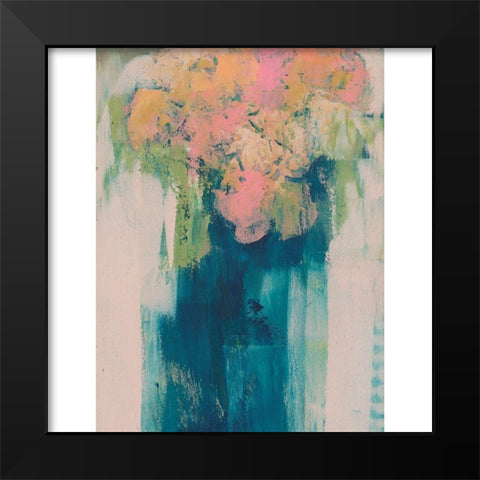 Posy IV Black Modern Wood Framed Art Print by Jachimiec, Sue