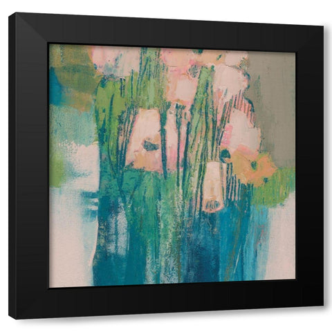 Posy V Black Modern Wood Framed Art Print by Jachimiec, Sue
