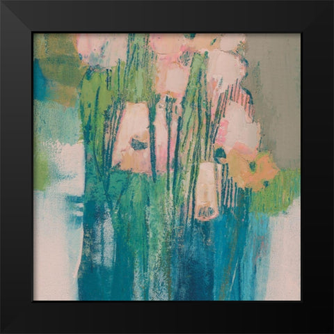 Posy V Black Modern Wood Framed Art Print by Jachimiec, Sue