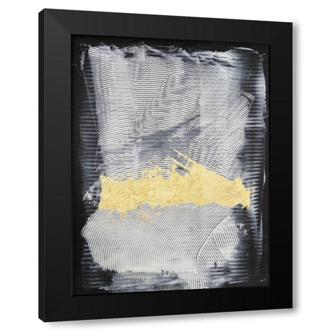 Re-Vision II Black Modern Wood Framed Art Print with Double Matting by Stramel, Renee W.