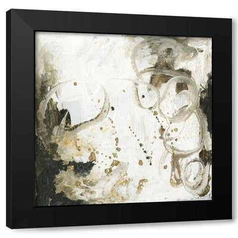 Friendship I Black Modern Wood Framed Art Print by Combs, Joyce