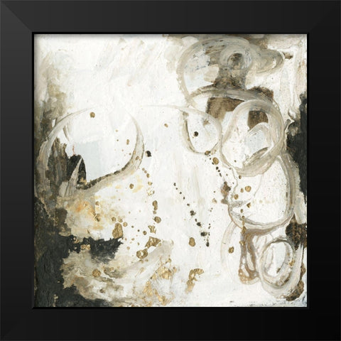 Friendship I Black Modern Wood Framed Art Print by Combs, Joyce