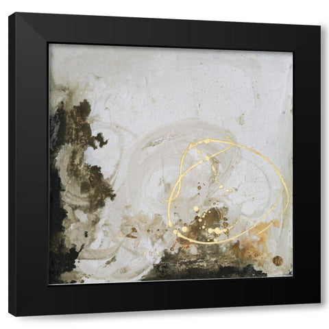 Friendship II Black Modern Wood Framed Art Print with Double Matting by Combs, Joyce