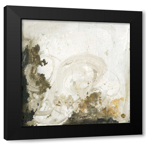 Friendship II Black Modern Wood Framed Art Print by Combs, Joyce
