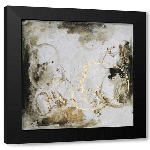 Friendship III Black Modern Wood Framed Art Print with Double Matting by Combs, Joyce