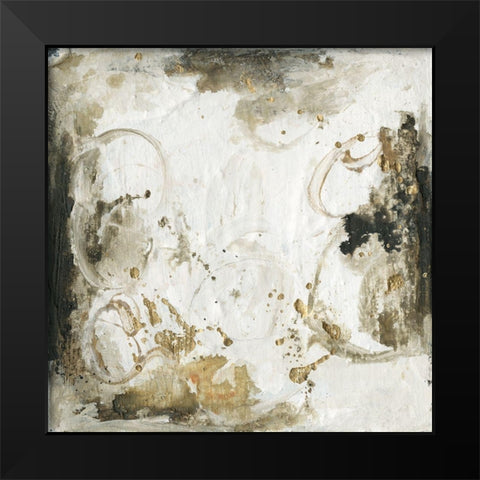 Friendship III Black Modern Wood Framed Art Print by Combs, Joyce