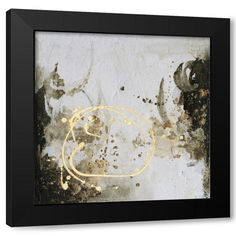 Friendship IV Black Modern Wood Framed Art Print with Double Matting by Combs, Joyce