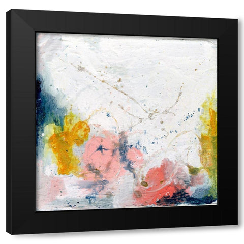 Pastel Fantasy I Black Modern Wood Framed Art Print with Double Matting by Combs, Joyce