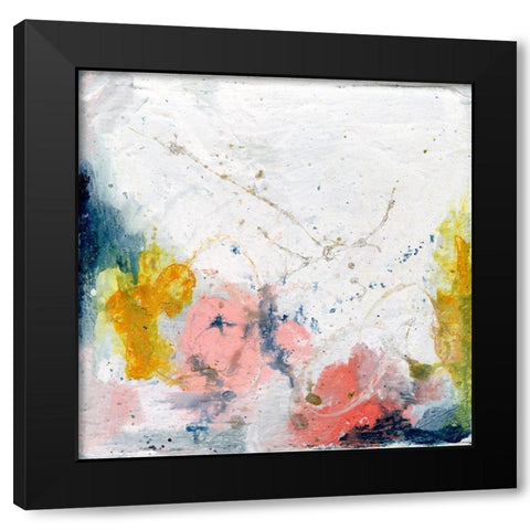 Pastel Fantasy I Black Modern Wood Framed Art Print with Double Matting by Combs, Joyce