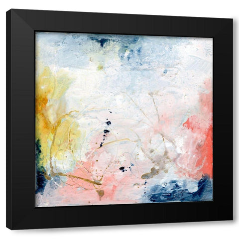 Pastel Fantasy II Black Modern Wood Framed Art Print by Combs, Joyce
