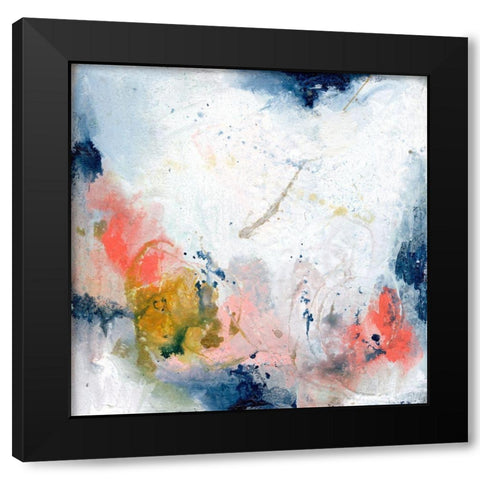 Pastel Fantasy III Black Modern Wood Framed Art Print with Double Matting by Combs, Joyce
