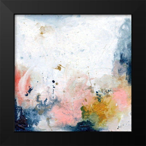 Pastel Fantasy IV Black Modern Wood Framed Art Print by Combs, Joyce