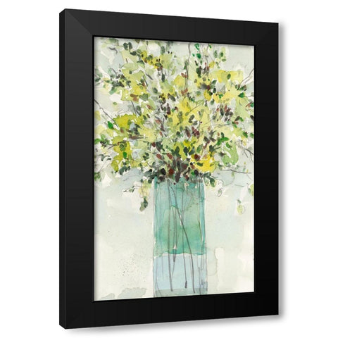 The Tall Vase I Black Modern Wood Framed Art Print by Dixon, Samuel