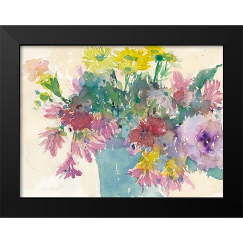 Summer Planter I Black Modern Wood Framed Art Print by Dixon, Samuel