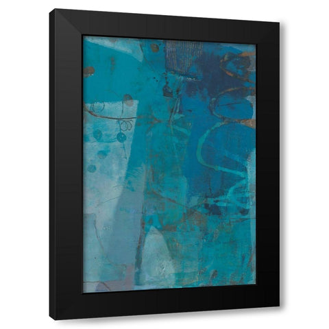 Chivy III Black Modern Wood Framed Art Print with Double Matting by Jachimiec, Sue