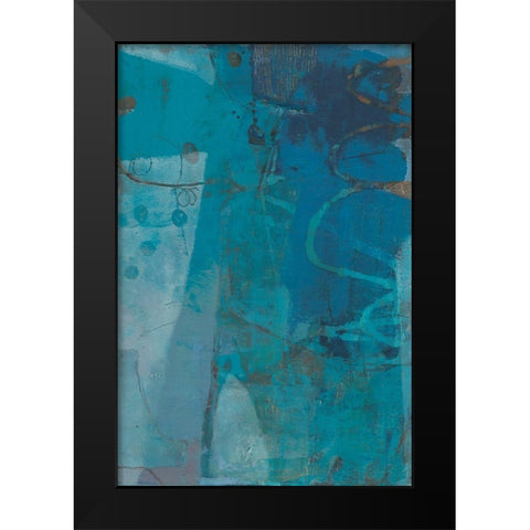 Chivy III Black Modern Wood Framed Art Print by Jachimiec, Sue