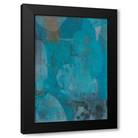 Chivy IV Black Modern Wood Framed Art Print with Double Matting by Jachimiec, Sue