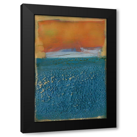 Skite I Black Modern Wood Framed Art Print with Double Matting by Jachimiec, Sue