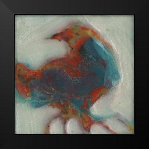 Caw I Black Modern Wood Framed Art Print by Jachimiec, Sue