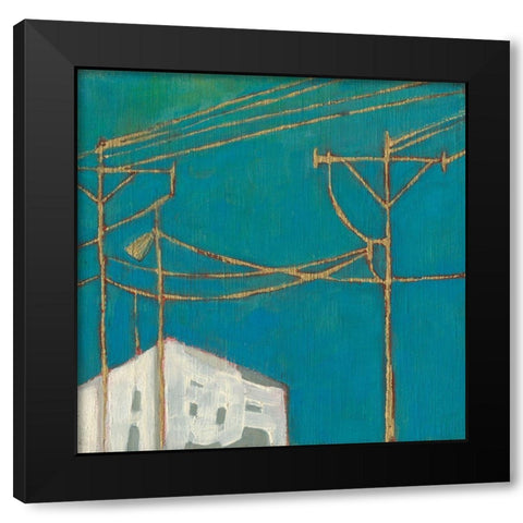 Fon Barn IV Black Modern Wood Framed Art Print by Jachimiec, Sue