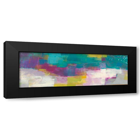 Loop I Black Modern Wood Framed Art Print by Jachimiec, Sue
