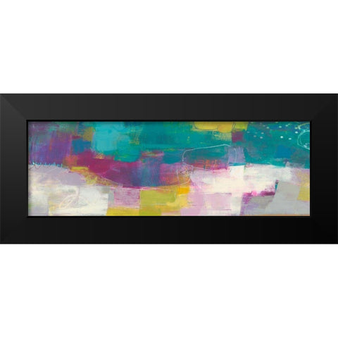 Loop I Black Modern Wood Framed Art Print by Jachimiec, Sue
