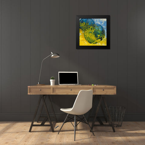 Hot Tropic I Black Modern Wood Framed Art Print by Stramel, Renee W.