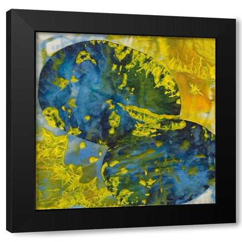 Hot Tropic II Black Modern Wood Framed Art Print by Stramel, Renee W.