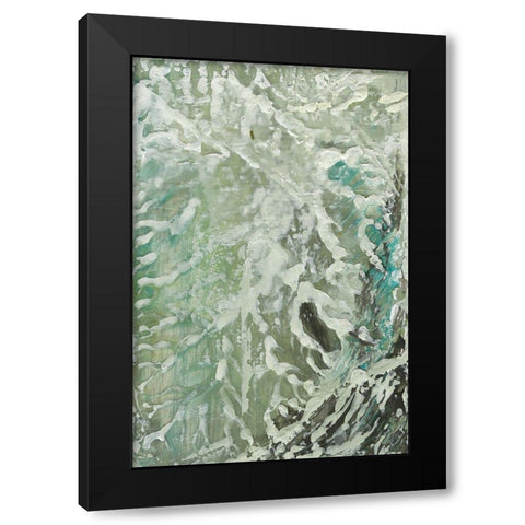 Salt Water I Black Modern Wood Framed Art Print by Stramel, Renee W.