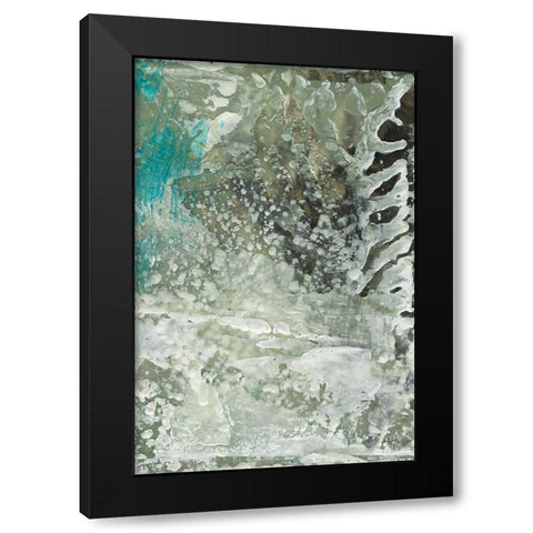 Salt Water II Black Modern Wood Framed Art Print by Stramel, Renee W.