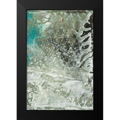 Salt Water II Black Modern Wood Framed Art Print by Stramel, Renee W.