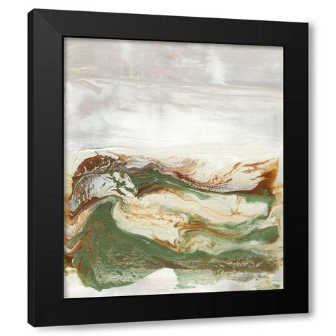 Organic Earth I Black Modern Wood Framed Art Print by Bramma, Lila