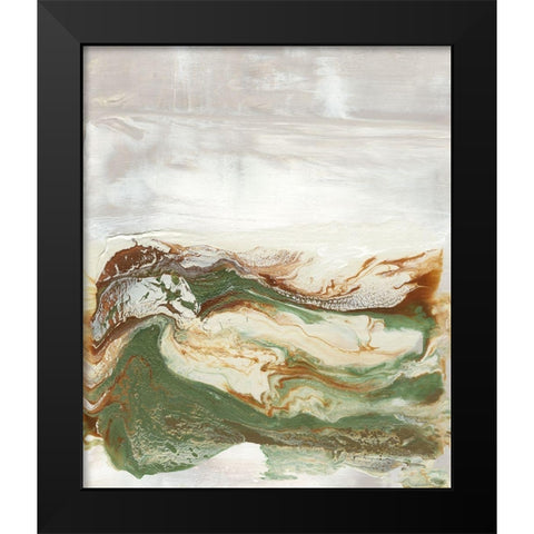 Organic Earth I Black Modern Wood Framed Art Print by Bramma, Lila