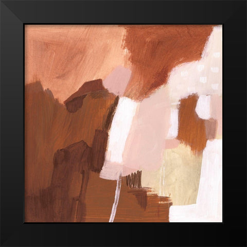 Cocoa I Black Modern Wood Framed Art Print by Borges, Victoria