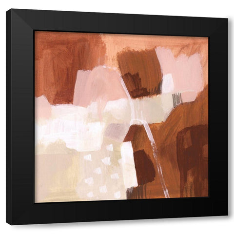 Cocoa II Black Modern Wood Framed Art Print by Borges, Victoria