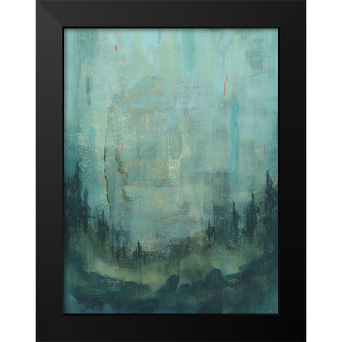 Tiger Mountain II Black Modern Wood Framed Art Print by Green, Jacob