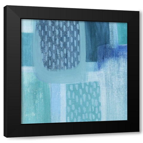 Waterfall Whisper III Black Modern Wood Framed Art Print by Popp, Grace