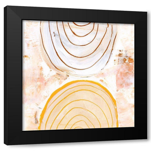 Caramel Dunes IV Black Modern Wood Framed Art Print by Wang, Melissa