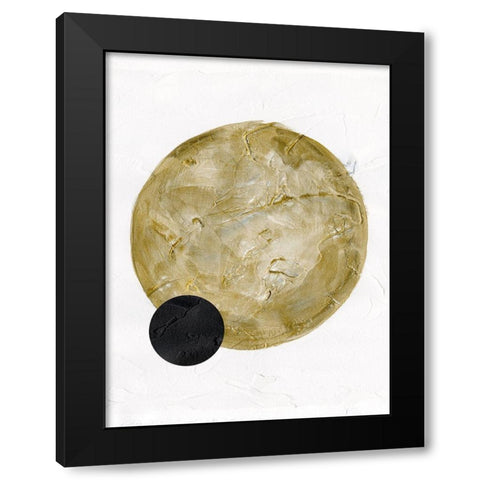 Scandinavian Moon I Black Modern Wood Framed Art Print by Green, Jacob