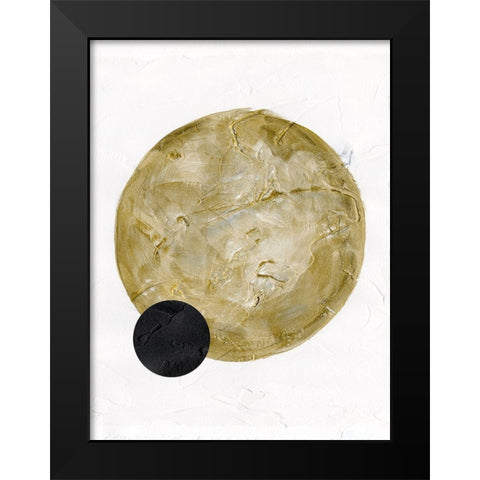 Scandinavian Moon I Black Modern Wood Framed Art Print by Green, Jacob