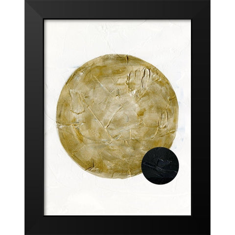 Scandinavian Moon II Black Modern Wood Framed Art Print by Green, Jacob