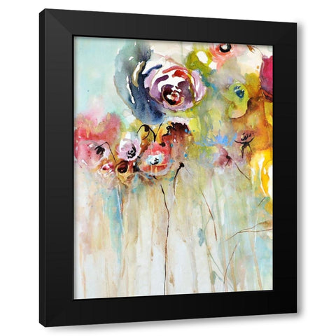 Preferidas I Black Modern Wood Framed Art Print by Herrera, Leticia