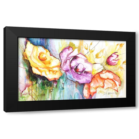Preferidas III Black Modern Wood Framed Art Print by Herrera, Leticia